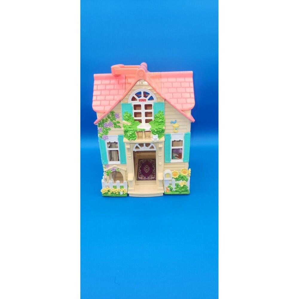 2000 Mattel Fisher Price COUNTRY COTTAGE Sweet Streets Loving Family Doll House